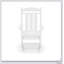 Chaise berçante traditionnelle - Polyéthylène PEHD classique pour le confort et la durabilité à l'extérieur-129604736