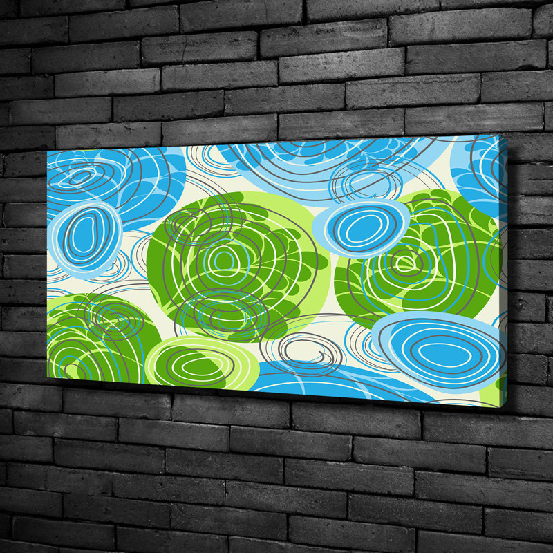 Abstraction - No Frame Print on Glass, 50cm H x 100cm W x 2cm D, Canvas