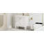 Meuble-lavabo 30 po avec lavabo, deux portes avec tablette, charnières de porte à fermeture en douceur, style rétro, blanc-1086528256
