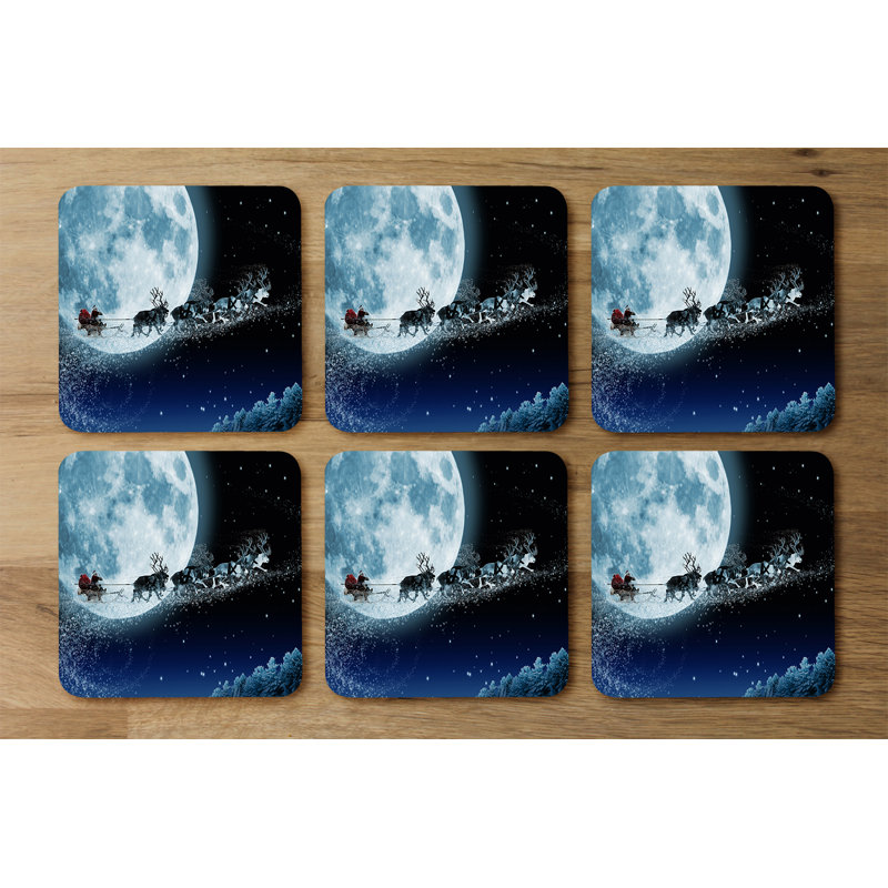 Square 6 Piece Coaster Set