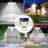 Solar Outdoor Motion Sensor Security Lights 144LED 3 Modes Waterproof with Remote Control