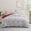 Dual Pattern Reversible Brushed Microfiber Printed Duvet Cover Set With Matching Pillow Covers-116779543-116779544
