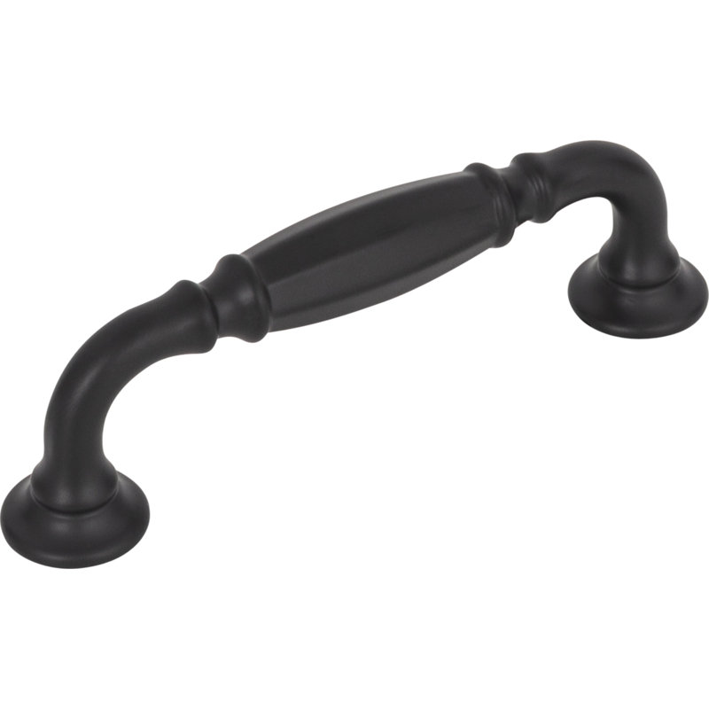 Barrow Bar pull, Flat Black, 3 3/4" Center to Center