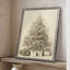 «Christmas Holiday Art CDLxxxvii», reproduction d'art encadrée - bois massif-877951457