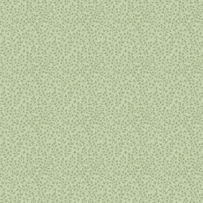 Cottage Chic Small Leaf Trail EcoDeco Material Wallpaper Roll