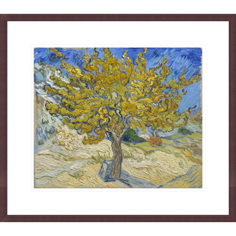 «Mulberry Tree» par Vincent van Gogh - impression numérique sur estampe numérique, H 17,75 po x l 20,14 po