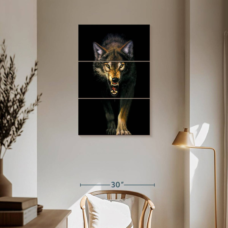 Loup traquant Brampt