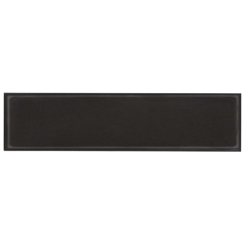 Stacy Garcia ArtBlock 4x16 Matte Porcelain Tile, Nero Black