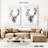 Brampt Elk Head Black And White-108232791