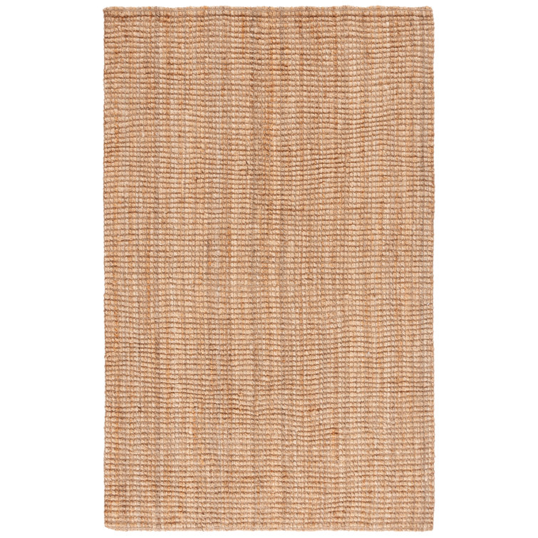 Calidia Natural Fiber Hand Woven Jute Solid Color Rug