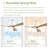 52"  Ceiling Fan With Lights Remote Control-736491807-736491805