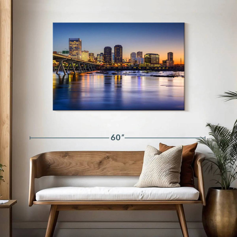 Nicci Richmond Evening Skyline, 30" H x 45" W