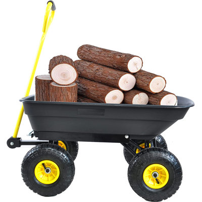 38.98'' H x 39.37'' W Utility Cart with Wheels