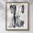 Grey Scribbles II - Matted and Framed Under Acrylic Glass, Large Living Room Wall Art-461661285-461661284