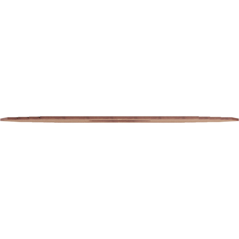 H 20 po x l 10 po x P 5 1/4 po x P 3/8 po, médaillon de plafond en bois ajouré Chrysler, Bois (qualité peinture)