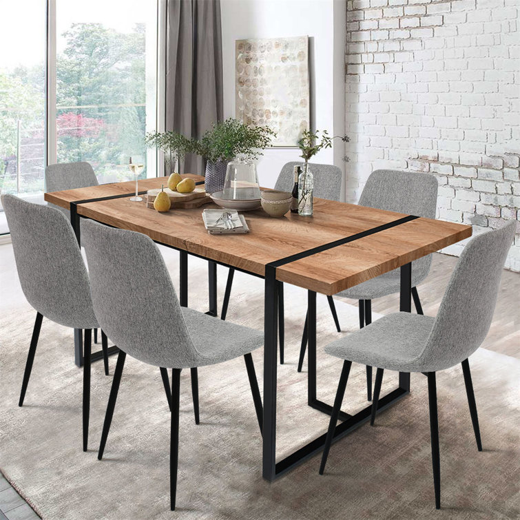 Asparas 59" 6-Person Dining Table Sets