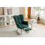 Chaise berçante en tissu Teddy-207878353