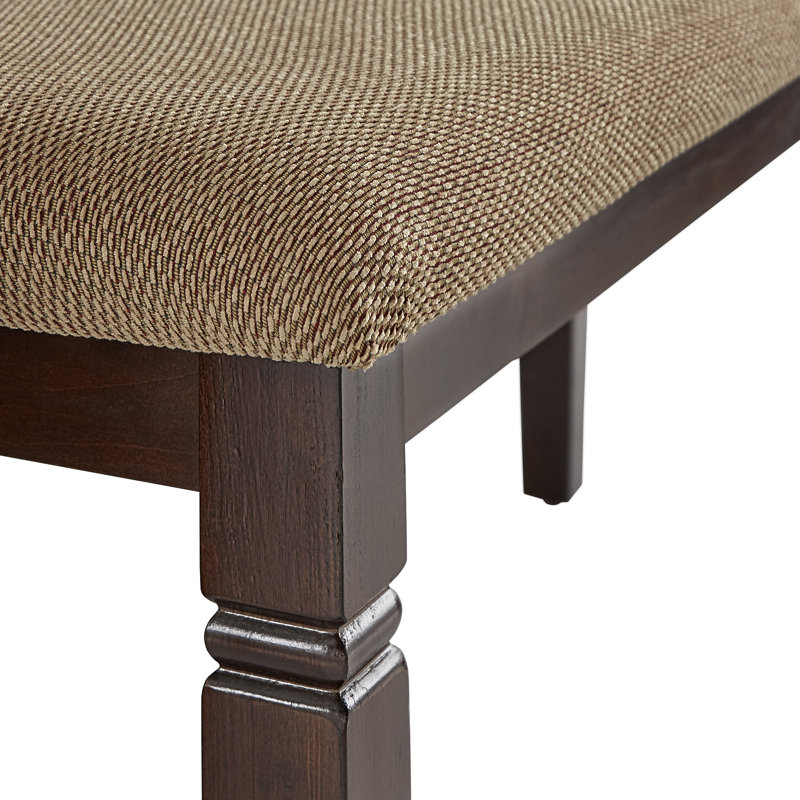 Anirudha Polyester Blend Upholstered Bench