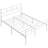 Graceful Scroll Platform Bed with Multiple Size and Color-2103365497-2061060800
