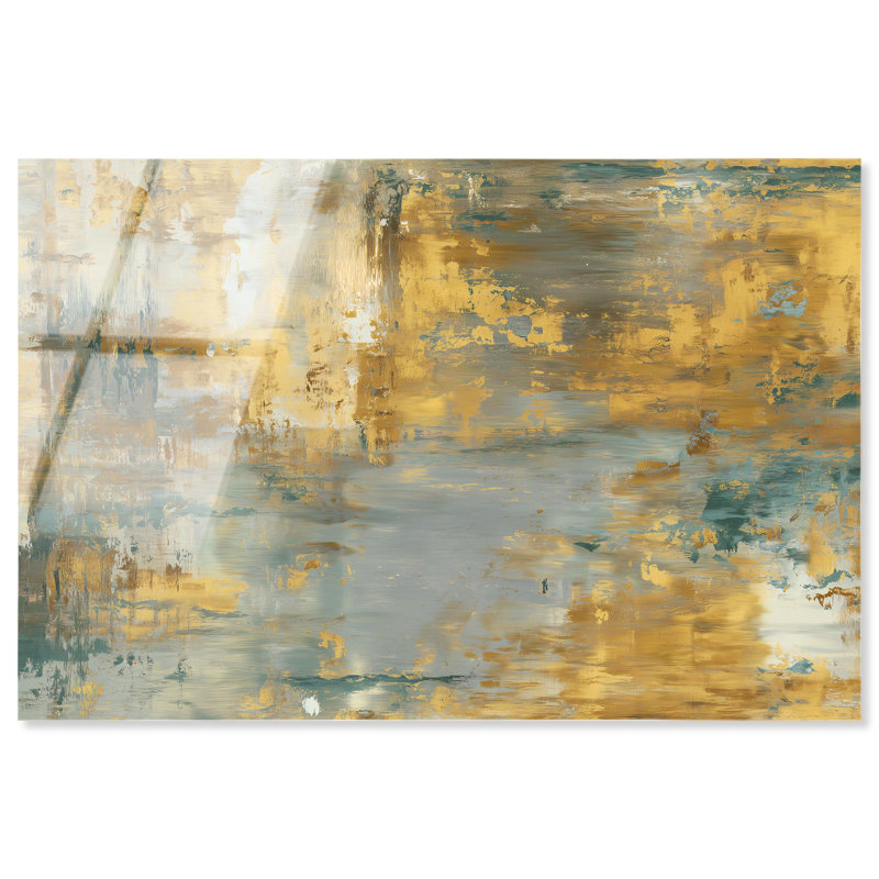Rustic Glamour I, impression murale dorée sur toile par Art Remedy, prête à être suspendue, 45 x 30, H 30 po x l 45 po