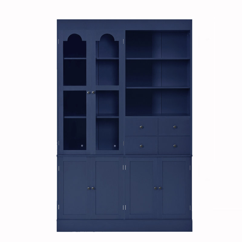Grand garde-manger avec 4 tiroirs, Blue