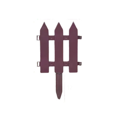 Pla stic Mini fence Courtyard Fence European Style Fence Outdoor Garden Fence Small Fence Lawns Decoration Fence