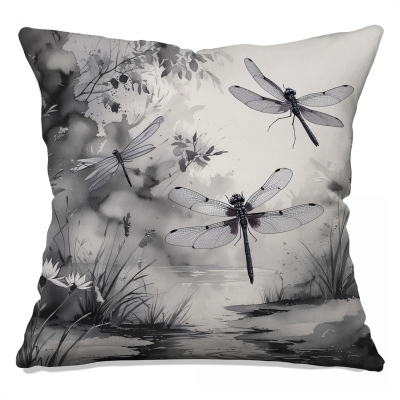 Coussins Libellule, 26 x 26 pouces