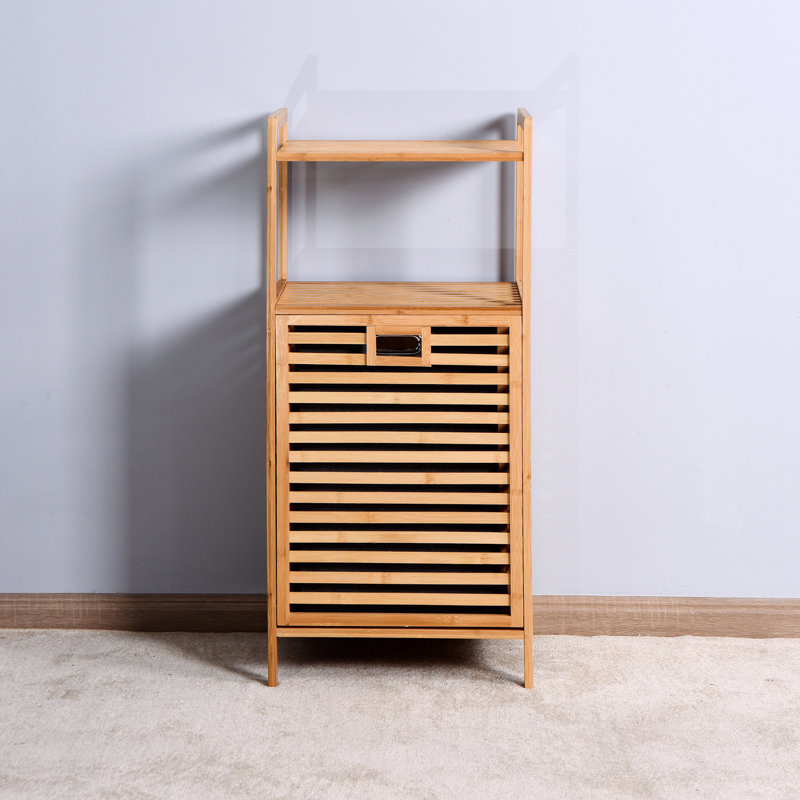 Panier inclinable avec panier pliable - Économisez de l'espace et du rangement pratique pour le lavage de la salle de bain