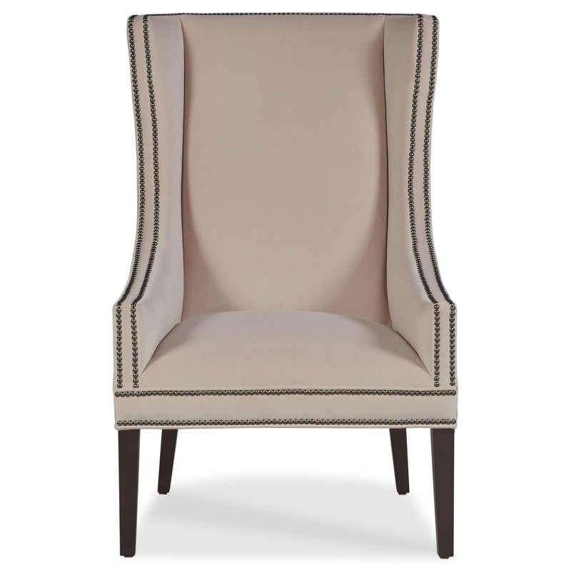 Frances Wingback Chair, Aged Bronze, Espresso, Bark (8789 06)
