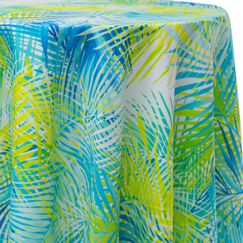 Floral Polyester Tablecloth, 104" x 70"