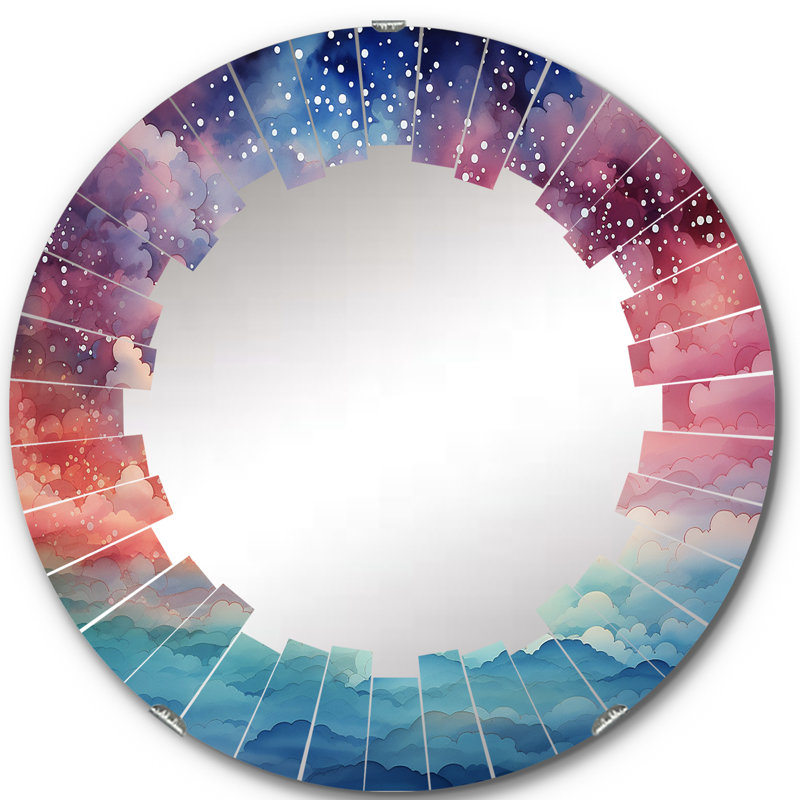 Unionvale - Miroir mural rond, 24 po x 24 po