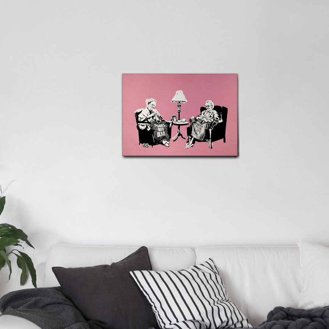 Leinwandbild Grandmothers von Banksy