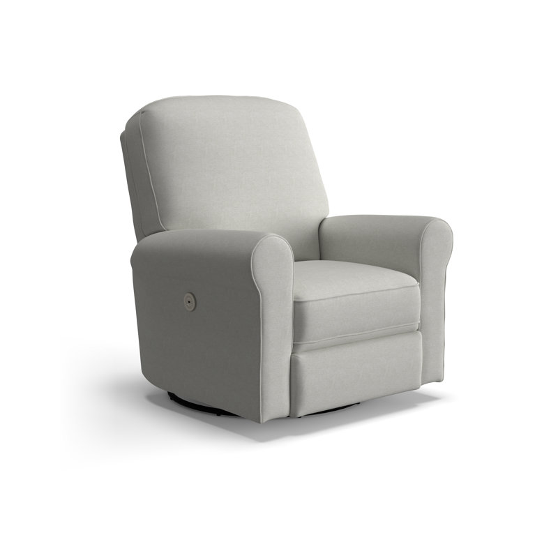 Fauteuil inclinable électrique Anastasia, Tissu performance ivoire neige