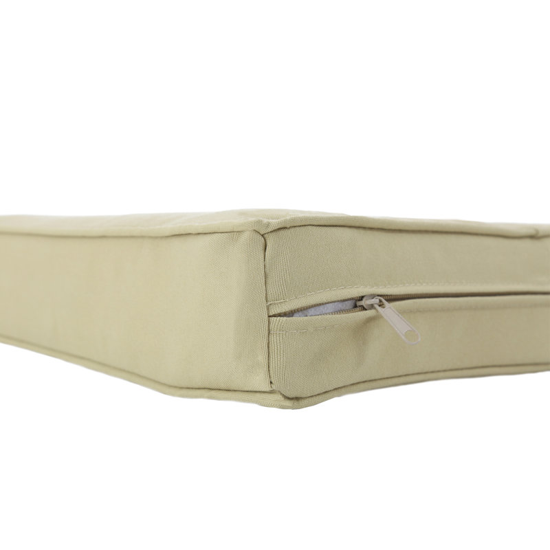 Outdoor 4'' Replacement Cushion Set Seat / Back Cushion, Yellow