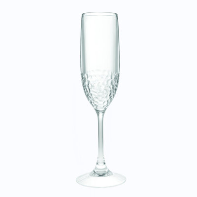 Tritan Lexington Plastic Champagne Flutes Set Of 4 (6Oz), Unbreakable Mimosa Glasses Plastic Champagne Glasses, Wedding Champagne Flutes
