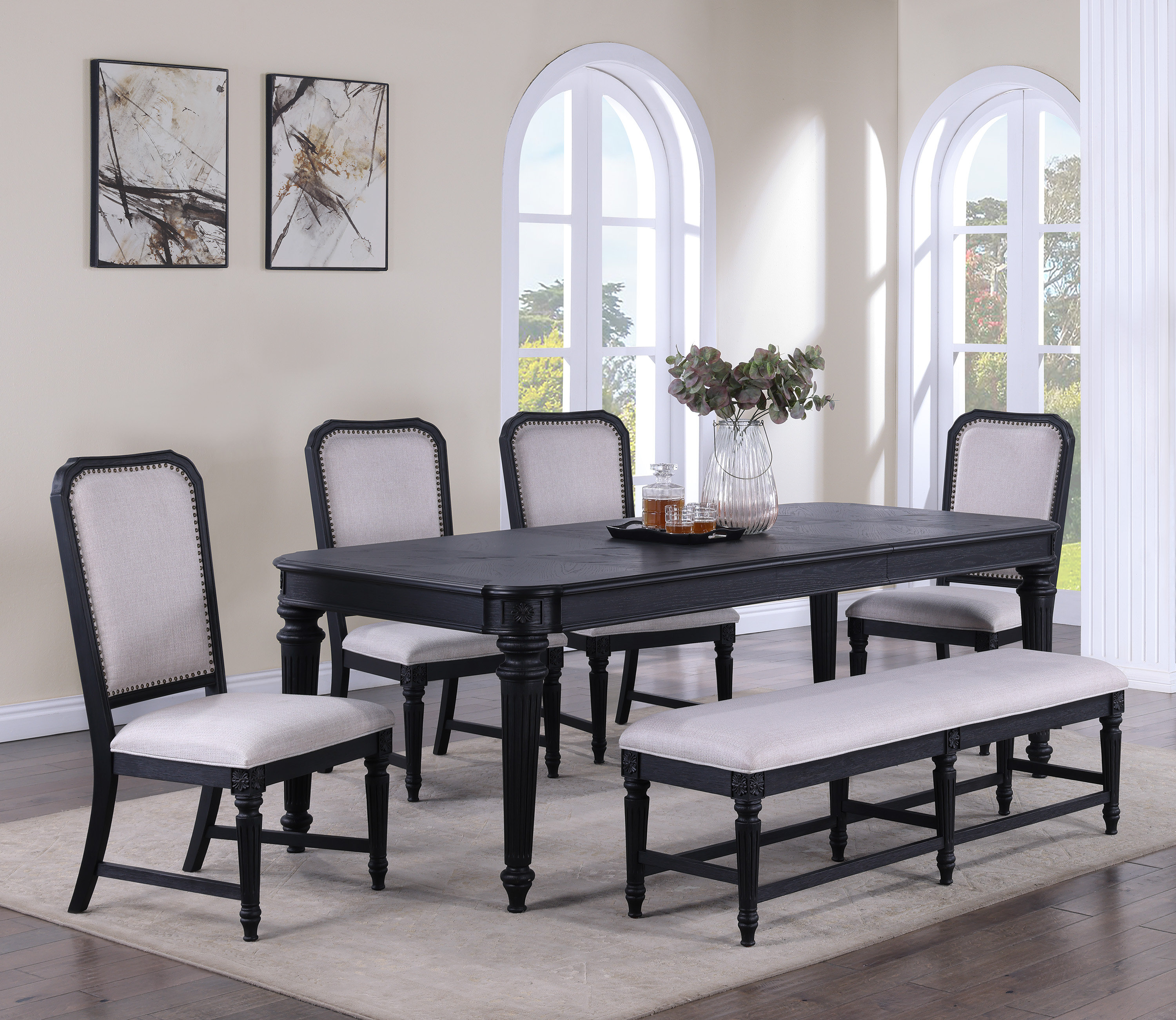 Lark Manor™ Wilkesboro Rectangular 72'' L x 42.00'' W Dining Set Wayfair