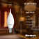 5 Watt LED CA10 Light Bulbs, Warm Dimming 3000K (Soft White)