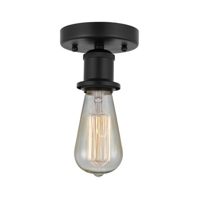 Bare Bulb Flush Mount