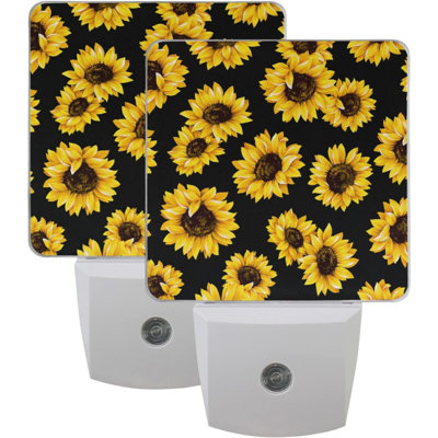 Veilleuse rétro tournesols