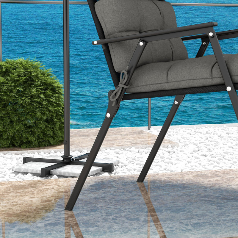 Garden Seat/Back Cushion, Grey