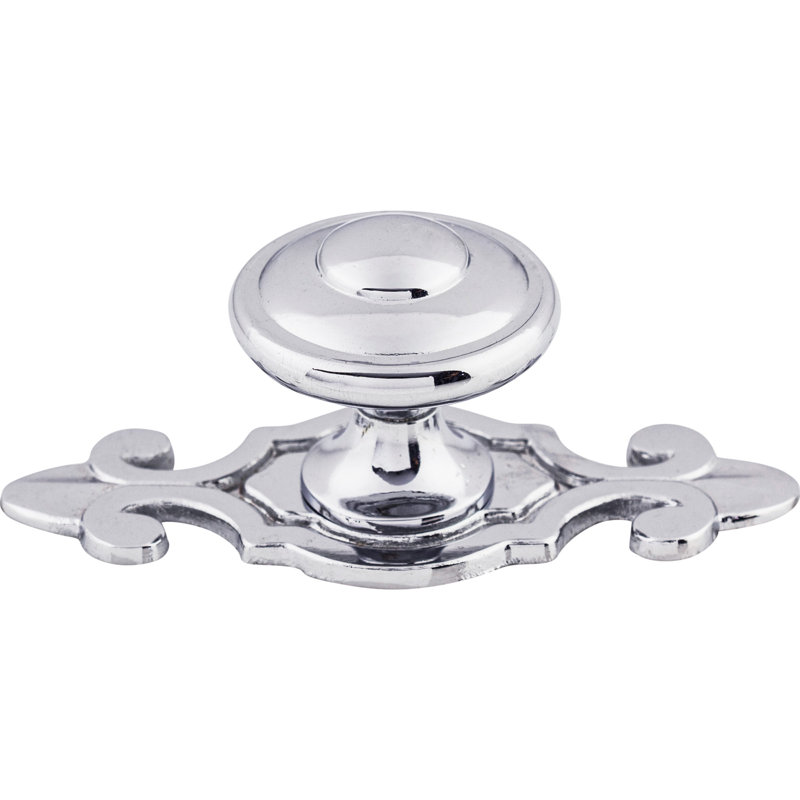 Canterbury 1 1/4" Diameter Round Knob, Polished Chrome