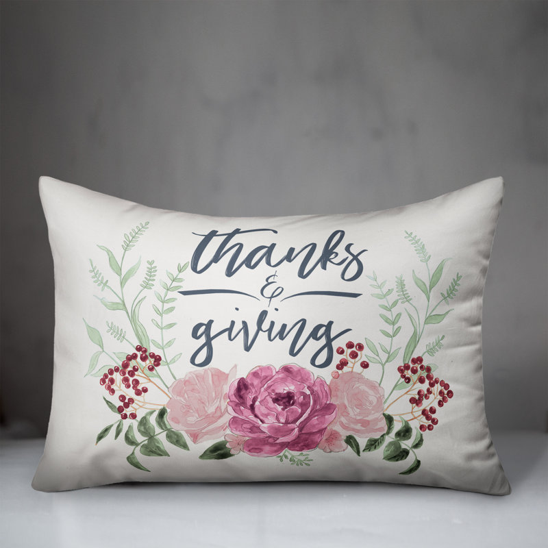 Floral Pillow Cover