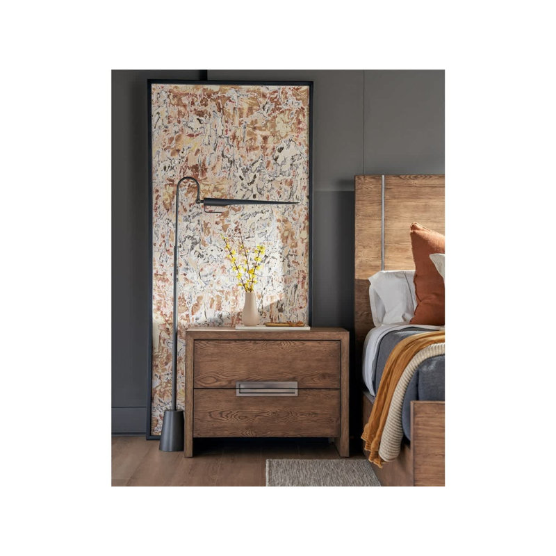 Atlas 2 - Drawer Nightstand in Brown