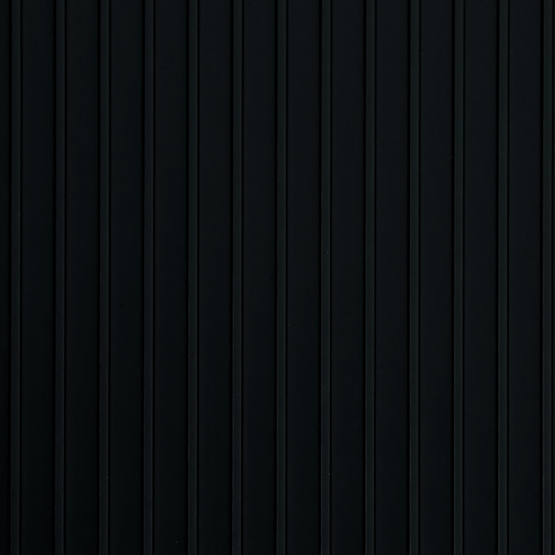 Rouleau de plancher de garage nervuré, Nuit noire, L 120 po x l 60 po