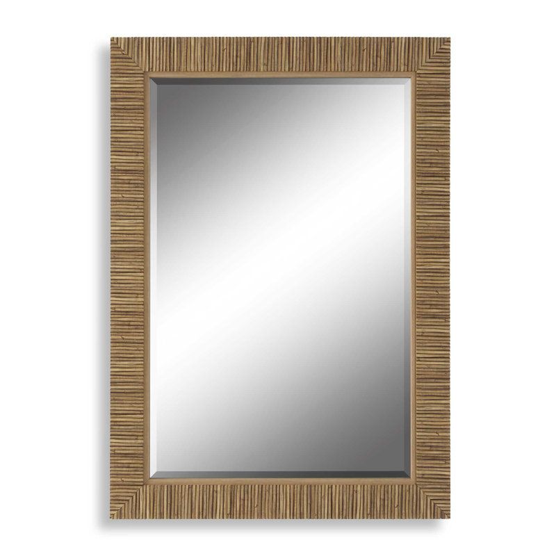Miroir Hereen, 35 po x 25 po, Brun
