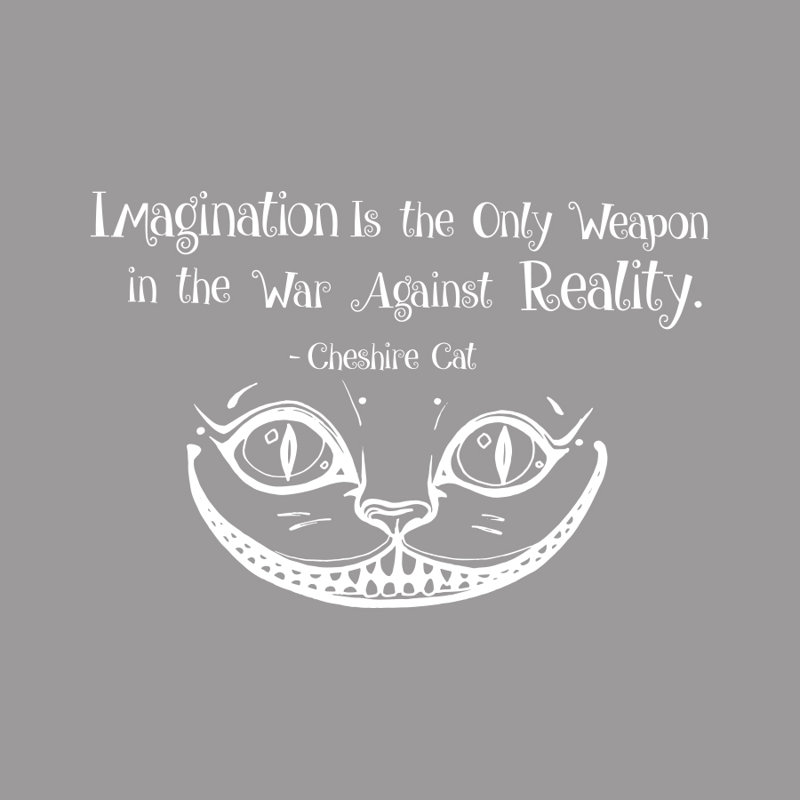 Décalcomanie murale « imagination » est le seul cheshire à chat arme Cohn, Blanc
