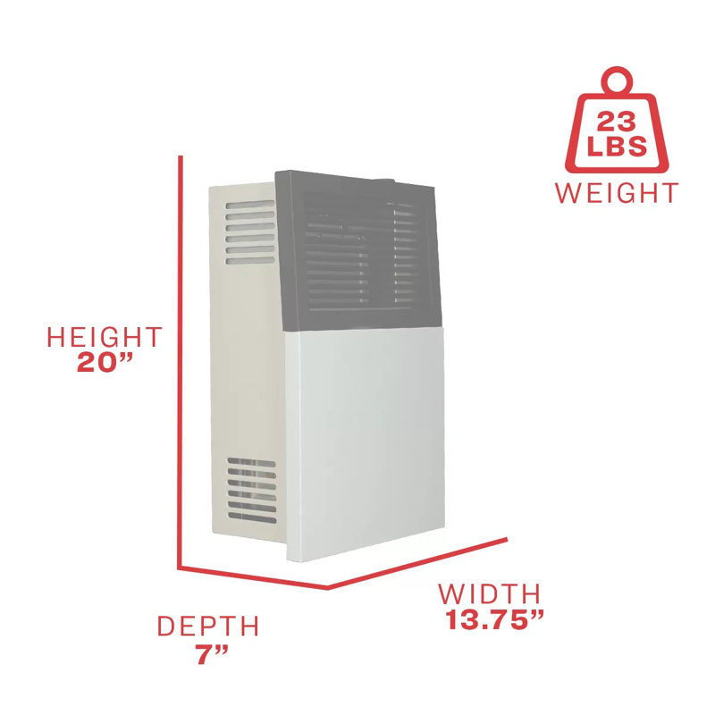 Chaufferette murale 8 000 Btu Dv Lp
