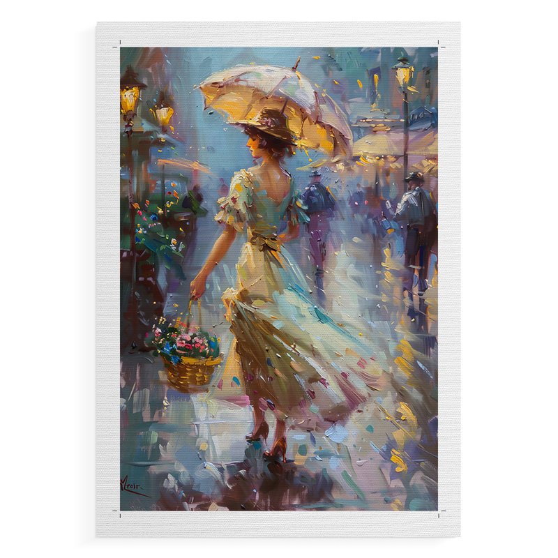 «WOMEN Series DCCLXV III», reproduction sur toile de qualité supérieure seulement - NON-CADRE - prête à être accrochée