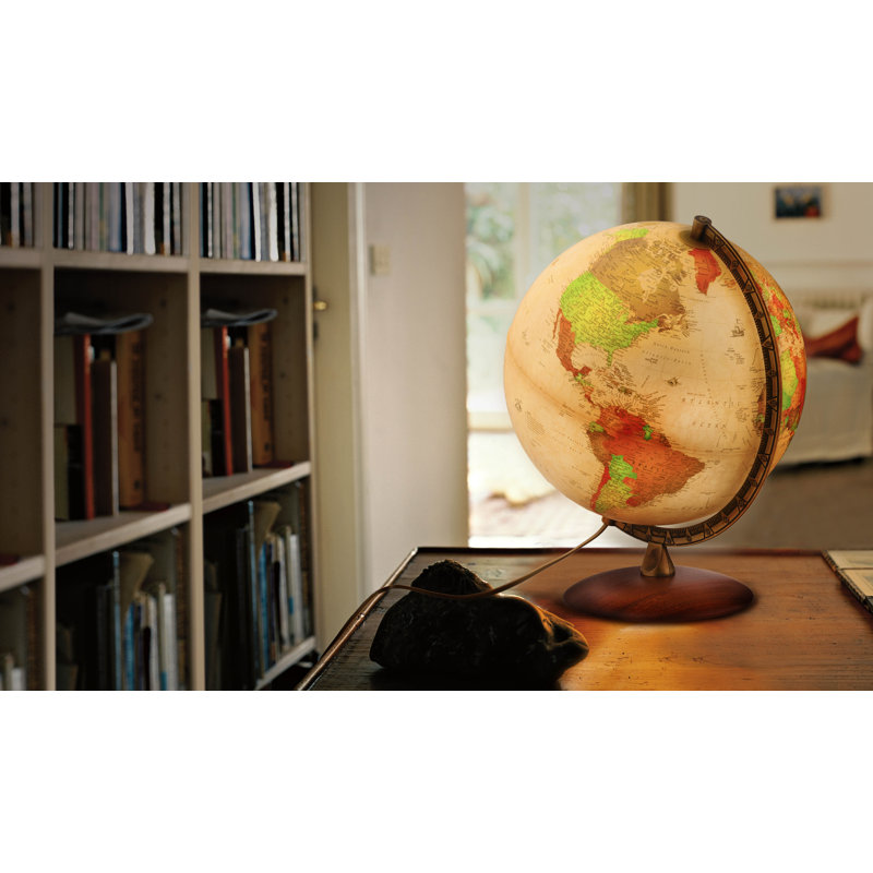 Nova Wood Tabletop Globe