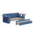 Daybed With Removable Desk, Storage Drawers & Hydraulic Side Table-1964931463